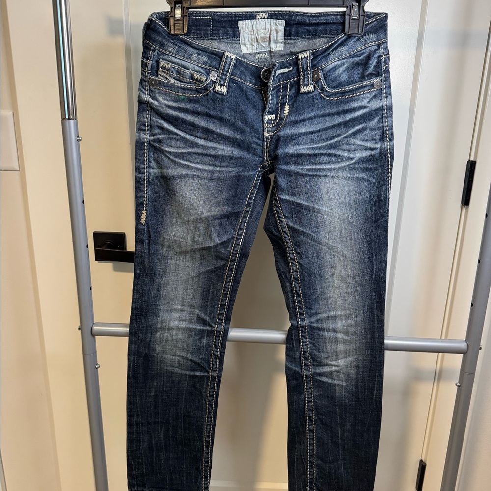 Big Star Dark Blue Boyfriend Jeans
